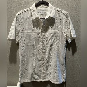 Mr Turk embroidered white shirt